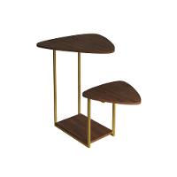 Mesal Lateral Cibele Tampo Esfiha Ferro Dourado Tampo Amêndoa - 3