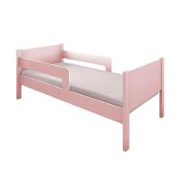 Cama Infantil Com 2 Baus Organizador E Escada Mdf Luna Plus Rosa - 4