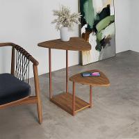 Mesal Lateral Cibele Tampo Esfiha Ferro Cobre Tampo Freijó - 1