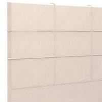Cabeceira Cama Box Casal 140 Cm Roma W01 Suede Bege - Lyam - 6