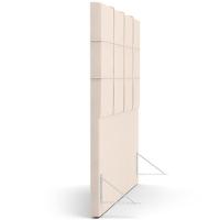 Cabeceira Cama Box Casal 140 Cm Roma W01 Suede Bege - Lyam - 8