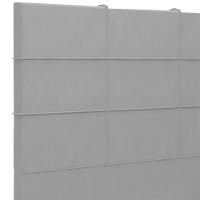 Cabeceira Cama Box Queen 160 Cm Roma W01 Suede Cinza - Lyam - 6