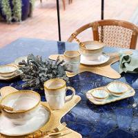 Conjunto Travessa E Bowls Copa E Cia Orion Em Cerâmica Beach - Pequeno - 3