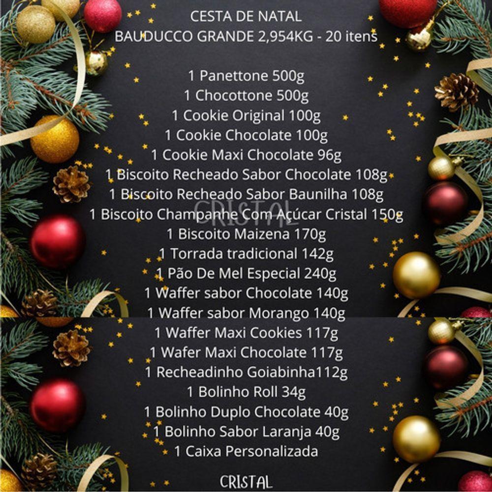 Cesta De Natal Bauducco Grande Ano Novo Empresa Nf Presente - 3