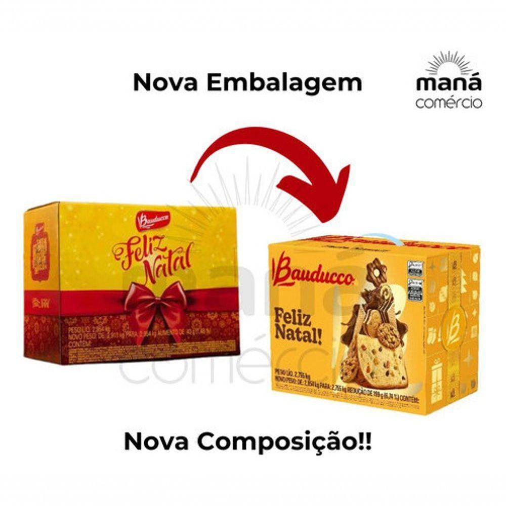 Kit 6 Cesta Completa Natal Grande Bauducco Exclusiva - 2