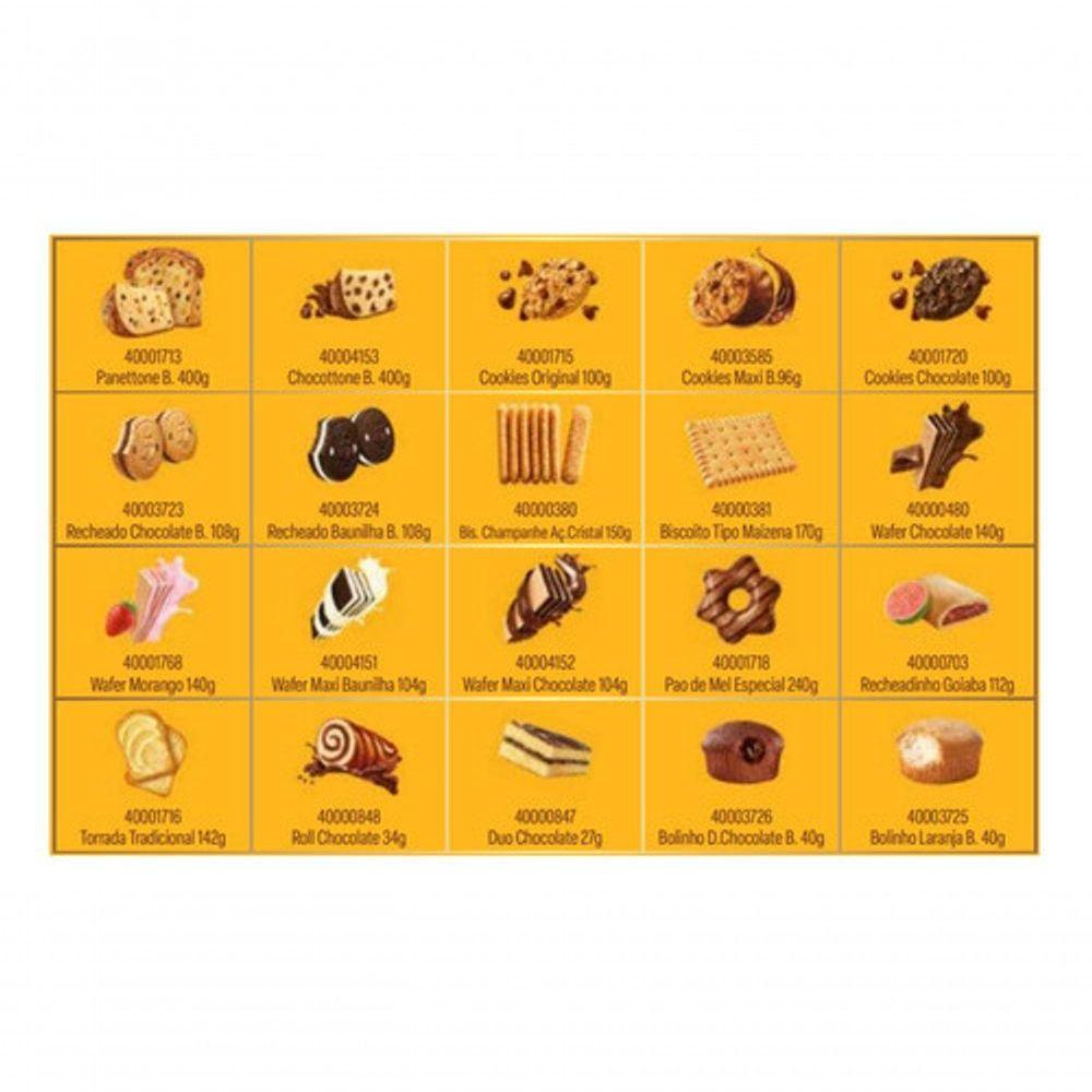 Kit 6 Cesta Completa Natal Grande Bauducco Exclusiva - 4