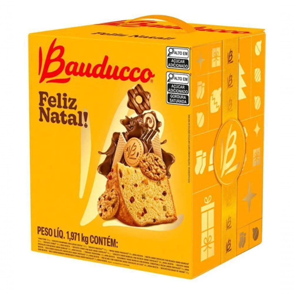 Cesta De Natal Bauducco Panetone Pequena 14 Itens Presente - 2