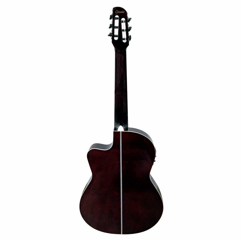 Violão Nylon Eletroacústico Performance Gnf-3 Ceq Translucent Dark Wine (tdw) [f018] - 4