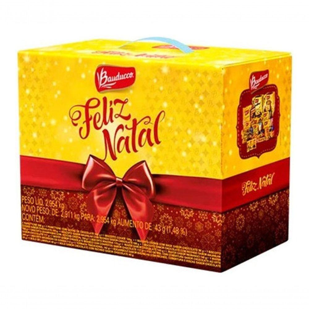 Kit 24 Cesta De Natal Bauducco Grande 20 Itens Cada - 2