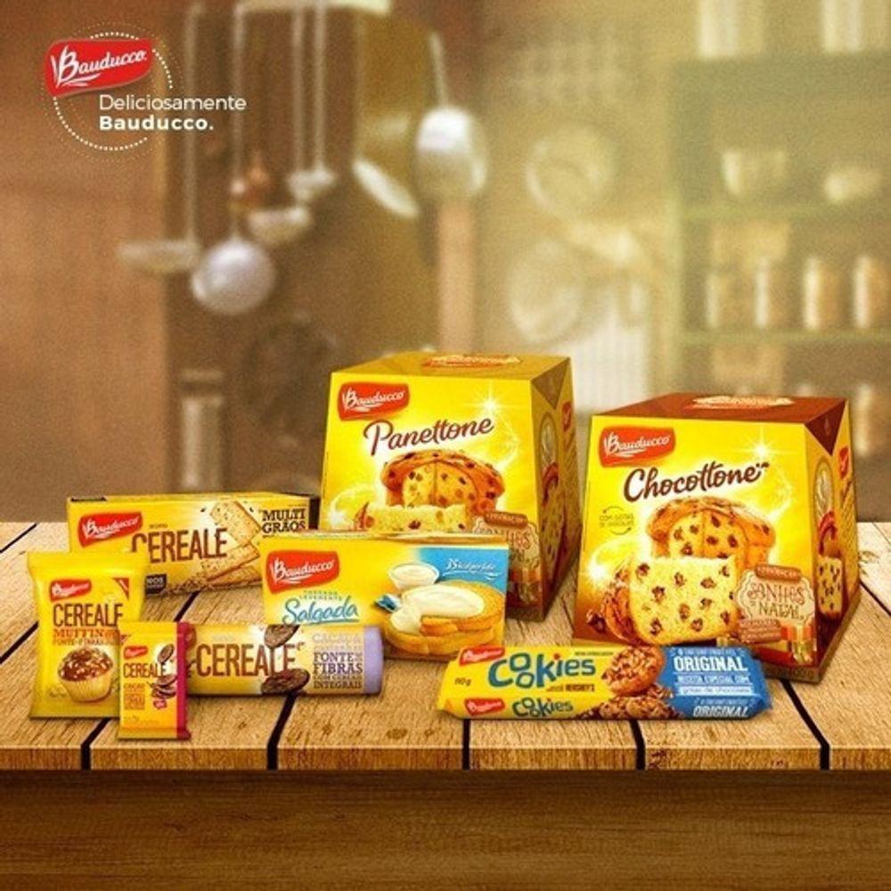 Kit 24 Cesta De Natal Bauducco Grande 20 Itens Cada - 3