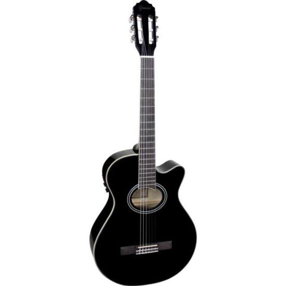 Violão Giannini Gnf-1d Mini Jumbo Nylon Preto [f002] - 1