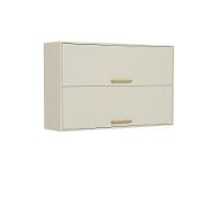 Armário Aéreo Com 2 Portas Basculantes Arenas Bertolini Areia - 1