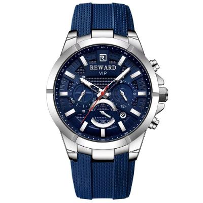 Relógio De Pulso Masculino Analógico Rà Prova D´agua Esportivo Azul