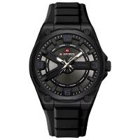 Relógio De Pulso Esportivo Masculino Silicone De Quartzo á Prova D´agua Preto - 1