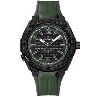 Relógio Masculino Silicone Esportivo Quartzo A Prova D´agua Verde - 1