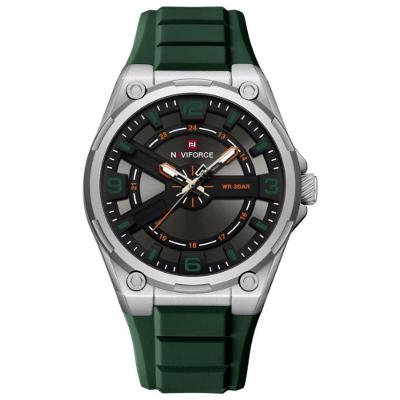 Relógio De Pulso Esportivo Masculino Silicone De Quartzo á Prova D´agua Verde