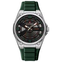 Relógio De Pulso Esportivo Masculino Silicone De Quartzo á Prova D´agua Verde - 1