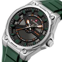 Relógio De Pulso Esportivo Masculino Silicone De Quartzo á Prova D´agua Verde - 3