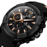 Relógio Masculino Silicone A Prova D´agua Esportivo Quartzo Preto - 2