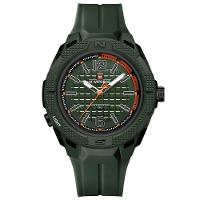 Relógio Masculino Silicone Esportivo Quartzo A Prova D´agua Verde Musgo - 1