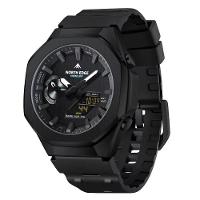 Relógio Masculino Dual Display Mercury á Prova D´agua 50m Impermeavel Esportivo Preto - 1