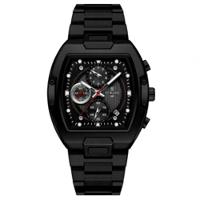 Relógio Masculino Multifuncional Grande Mostrador Luminoso à Prova D'água Preto - 1