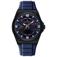 Relógio De Pulso Esportivo Masculino Silicone De Quartzo á Prova D´agua Azul - 1