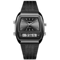 Relógio Esportivo Digital à Prova Dágua Em Aço Inoxidavel Masculino Preto - 1