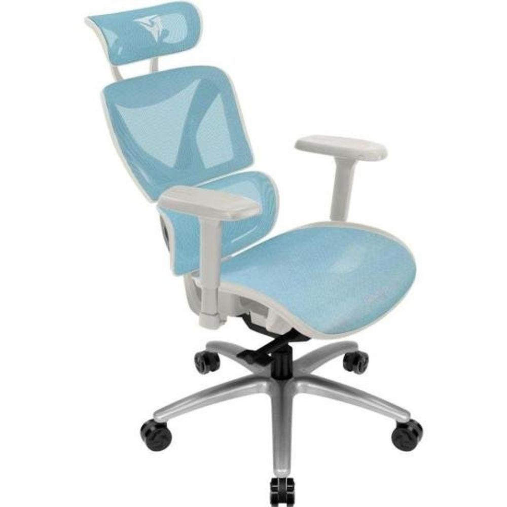 Cadeira Ergonômica Thunderx3 Xtc Chroma Azul/branco [f002] - 4
