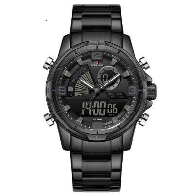 Relógio De Pulso Eletrônico Quartzo Design Luminoso à Prova D´agua Esportivo Preto