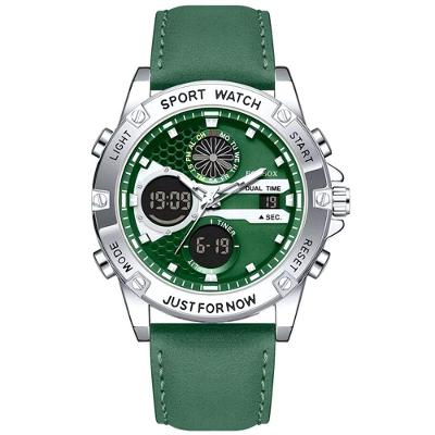 Relógio Digital Esportivo Quartzo Display Duplo á Prova D´agua Verde