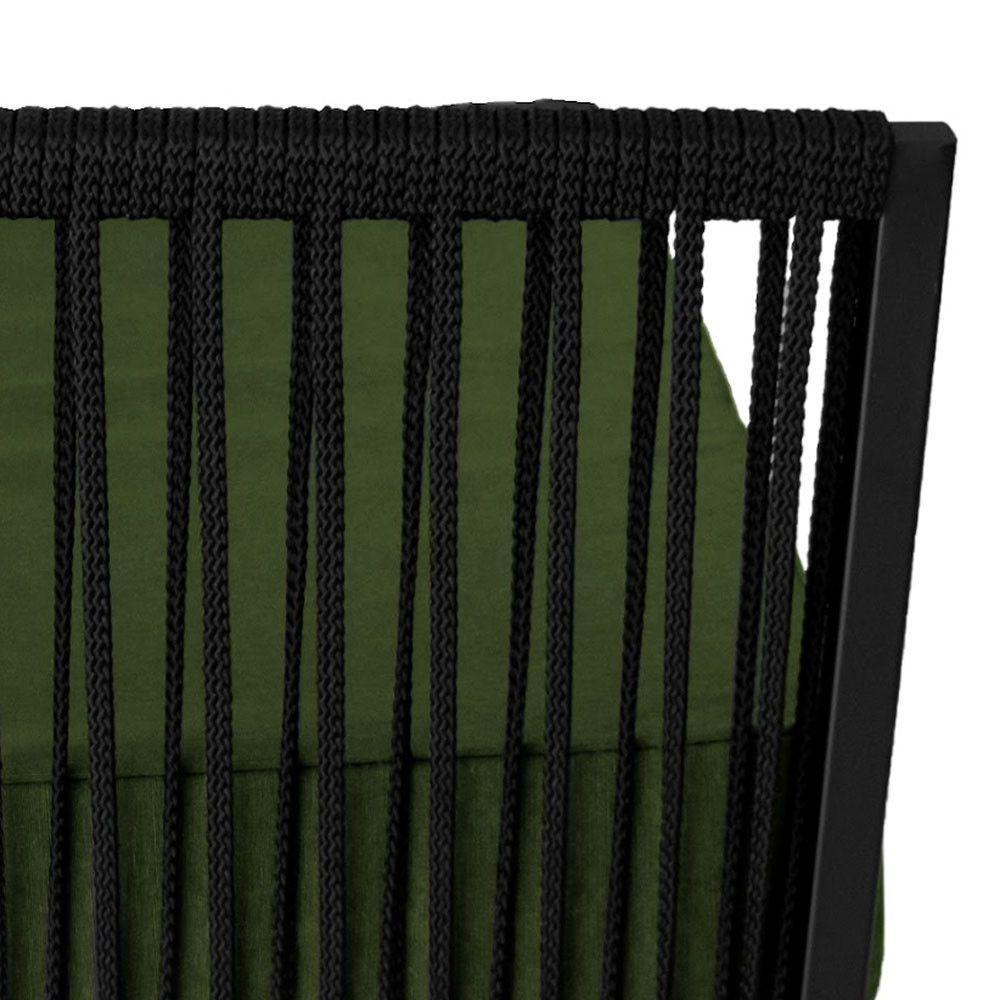 Conjunto Para Área Externa De Corda Náutica Preto/verde - 5