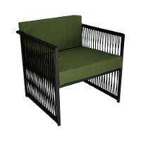 Conjunto Para Área Externa De Corda Náutica Preto/verde