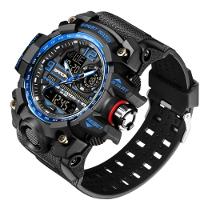 Relógio à Prova D'água 3133 à Prova De Choque Luminoso,data Automática Azul - 1