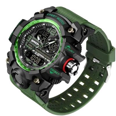 Relógio à Prova D'água 3133 à Prova De Choque Luminoso,data Automática Verde