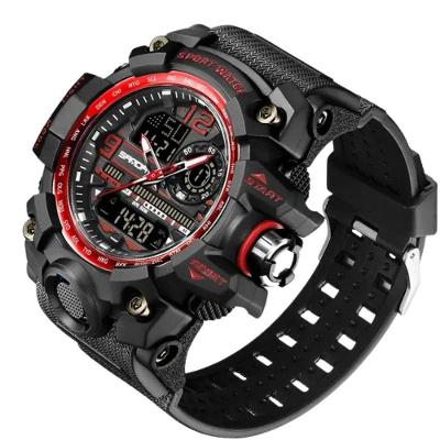 Relógio à Prova D'água 3133 à Prova De Choque Luminoso,data Automática Vermelho