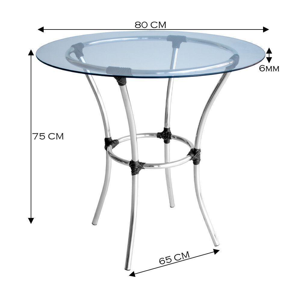 Conjunto Pool Mesa E 4 Cadeiras Alumínio Fibra Acesse Móveis Preto - 8