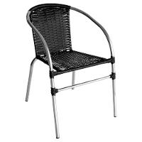 Conjunto Pool Mesa E 4 Cadeiras Alumínio Fibra Acesse Móveis Preto - 3