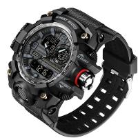 Relógio à Prova D'água 3133 à Prova De Choque Luminoso,data Automática Preto - 1