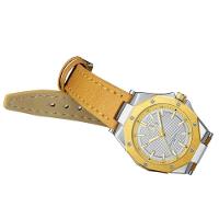 Relógio De Luxo Elegante De Quartzo Amarelo à Prova D´agua Dourado