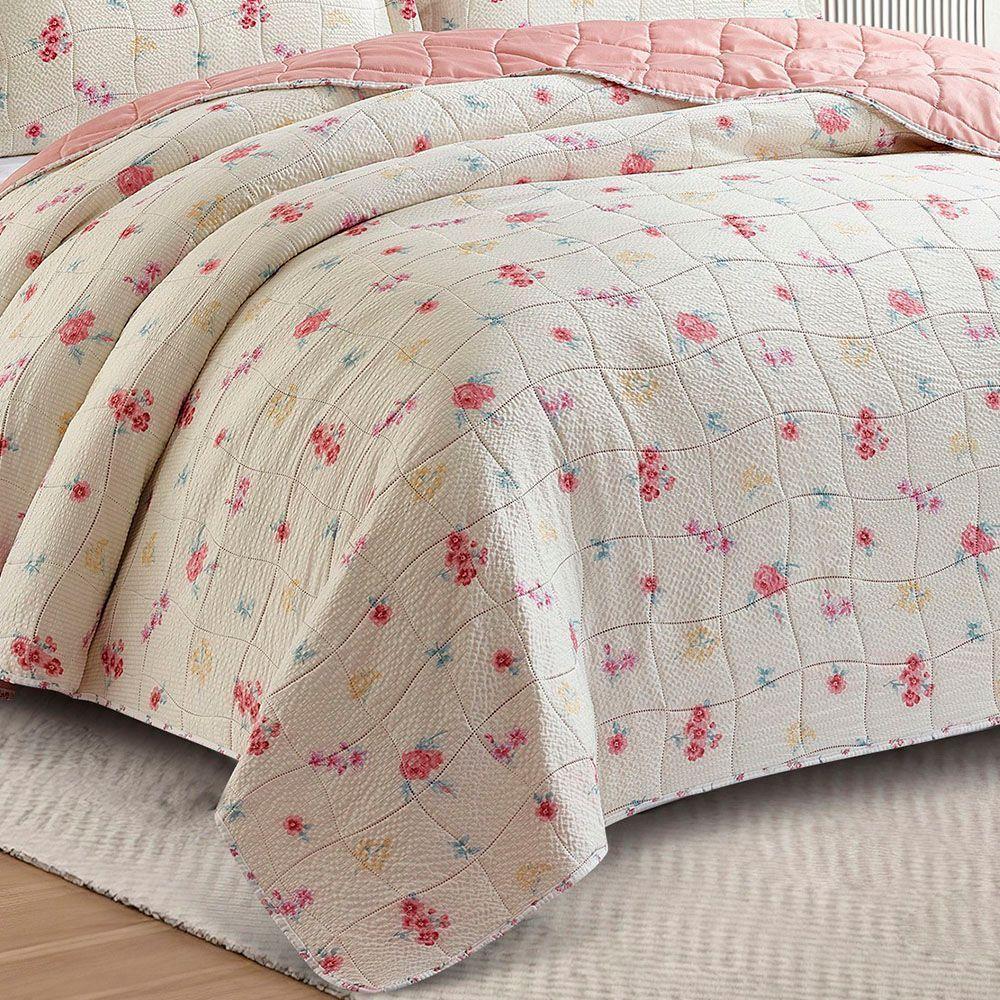 Kit Cobre Leito Colcha Anarruga 3 Peças Casal 220x240cm Oasis Sonhare - 4