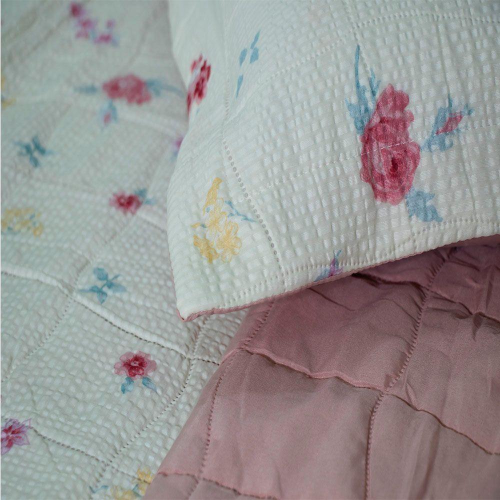 Kit Cobre Leito Colcha Anarruga 3 Peças Casal 220x240cm Oasis Sonhare - 5