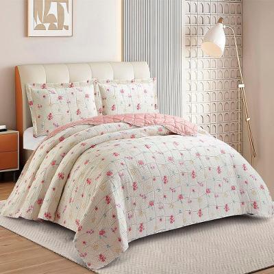 Kit Cobre Leito Colcha Anarruga 3 Peças Casal 220x240cm Oasis Sonhare