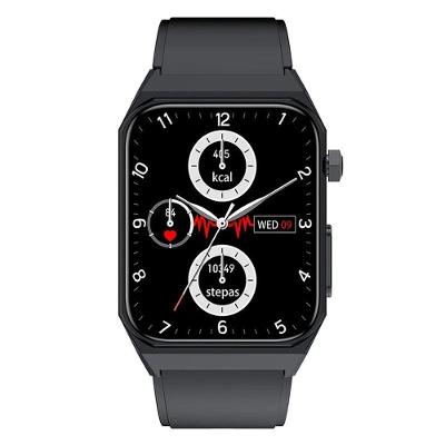 Relógio Ecg + Ppg , Sangue, Glicose, Pressão, Oxigênio, Smartwatch, 1,9 Preto