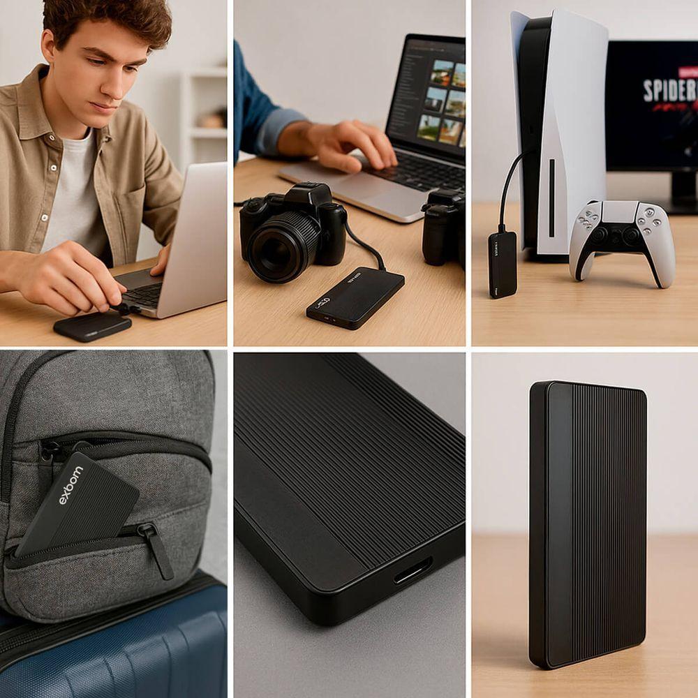 Hd Externo Slimvault Portátil 500gb Usb 3.1 Alta Velocidade - 7