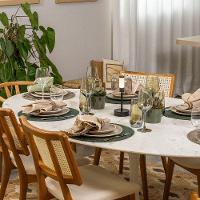 Jogo Americano Copa E Cia 4 Peças Trance Musgo - 3