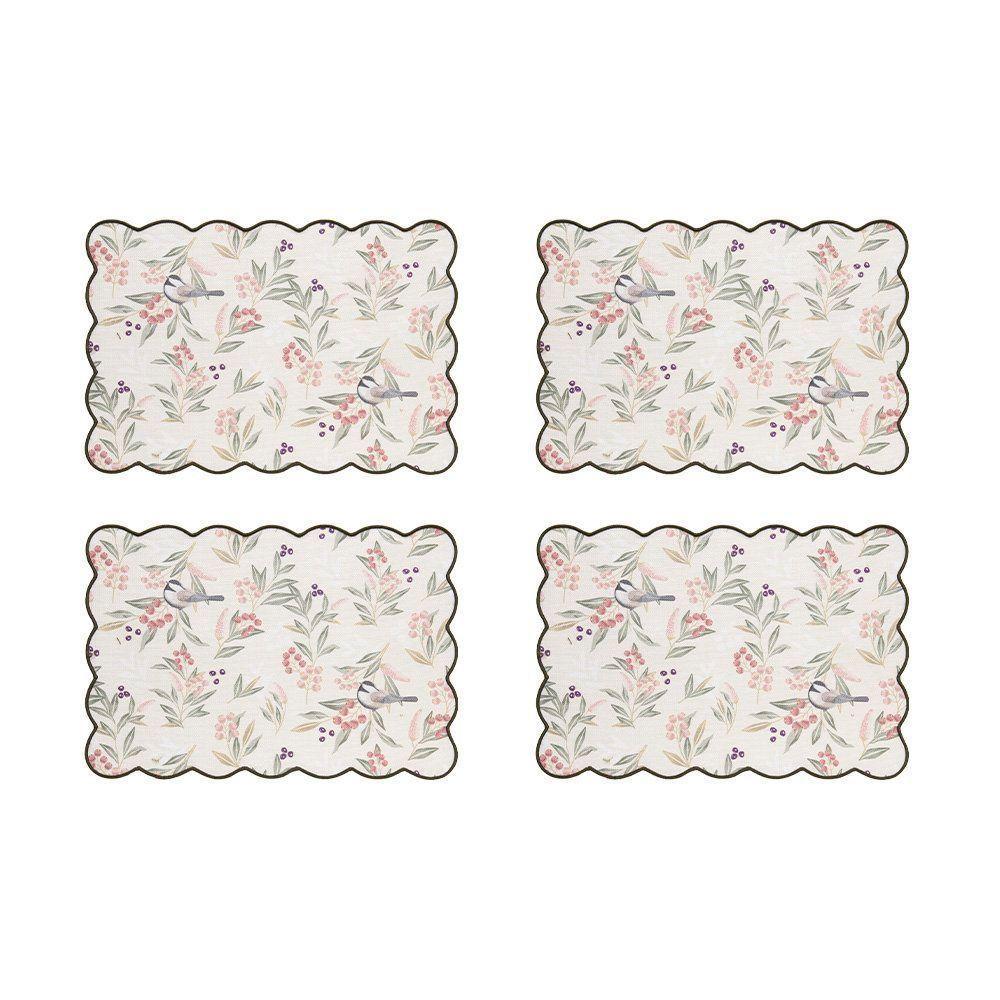 Jogo Americano Copa E Cia 4 Peças Fiorelle Pássaros - 1