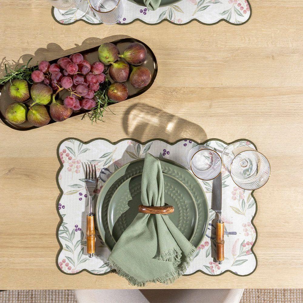 Jogo Americano Copa E Cia 4 Peças Fiorelle Pássaros - 2