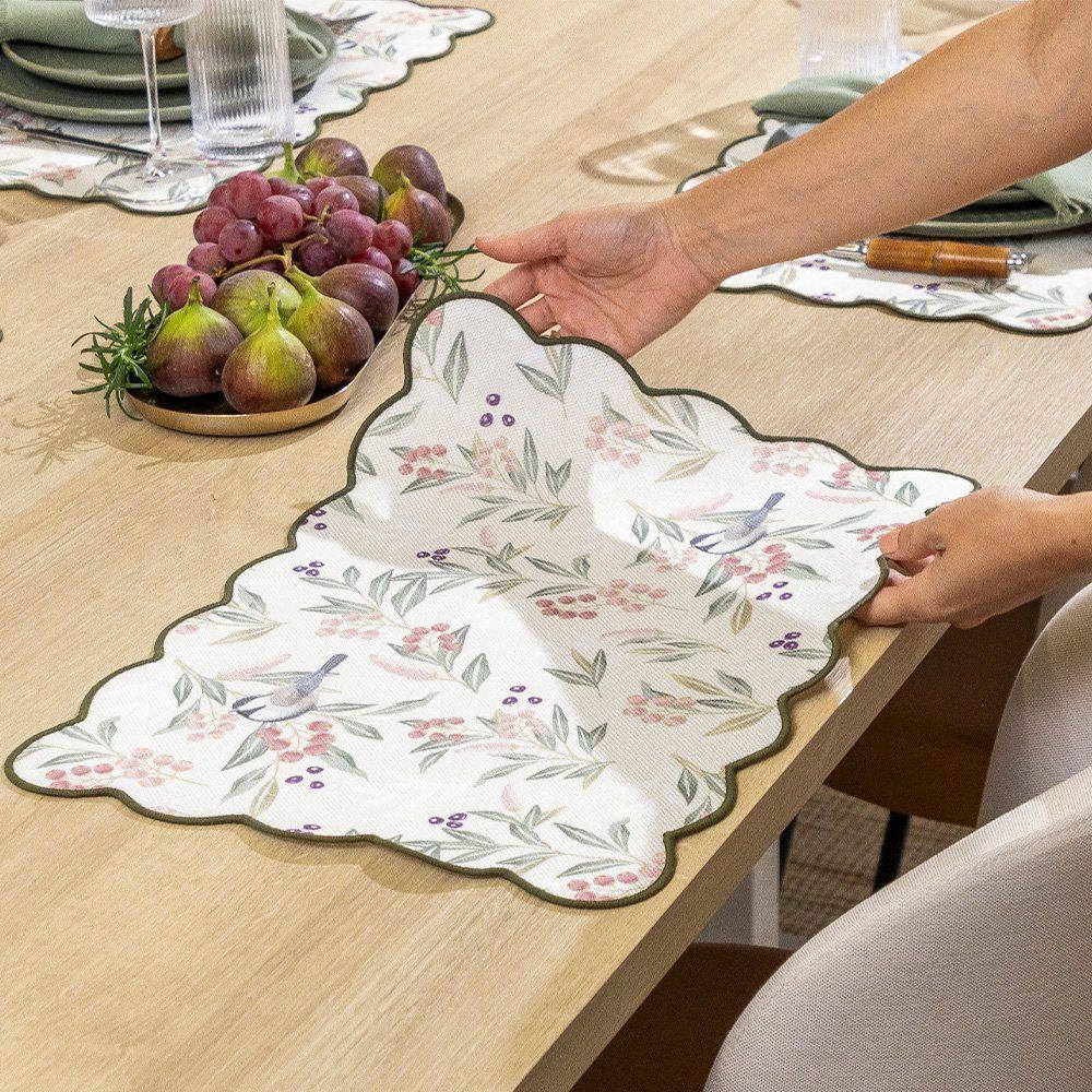 Jogo Americano Copa E Cia 4 Peças Fiorelle Pássaros - 3