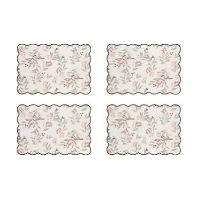 Jogo Americano Copa E Cia 4 Peças Fiorelle Pássaros